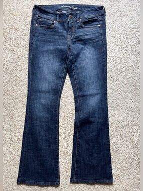 American Eagle Outfitters Dark Blue Original Bootcut Jeans